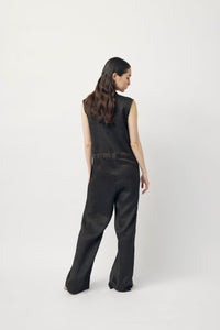 “BETTY” all in one suit <p> </p>(mud dyed silk)</p><p>❮受注商品❯ </p>