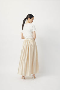 “PETAL GATHERED” skirt