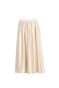 “PETAL GATHERED” skirt
