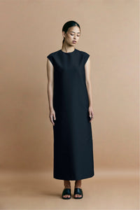 <p>"French Sleeve Dress"</p><p>( Wool/Silk Double Cloth )</p> <限定品>