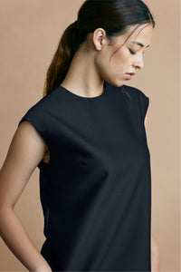 <p>"French Sleeve Dress"</p><p>( Wool/Silk Double Cloth )</p> <限定品>