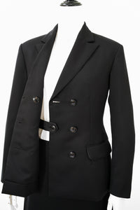 <P>"Le Chic Noir"</p>SEMI PEAKED LAPEL DOUBLE JACKET </p><p>( Double cloth )</P> <p> ❮受注商品❯ </p>