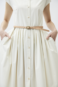 <p>"Robe froncée"</p> <p>( Cotton Twill )</p>