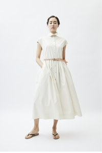 <p>"Robe froncée"</p> <p>( Cotton Twill )</p>