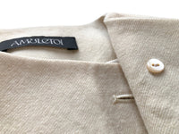 <p>"La Grâce Pure"</p>DOUBLE-BREASTED COLLARLESS JACKET</p><p>( Dry Wool)</p>  <p> ❮受注商品❯ </p>