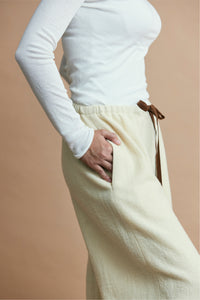 <p>“RELAX” pants </p><p>"Natural Color Wool"</p>